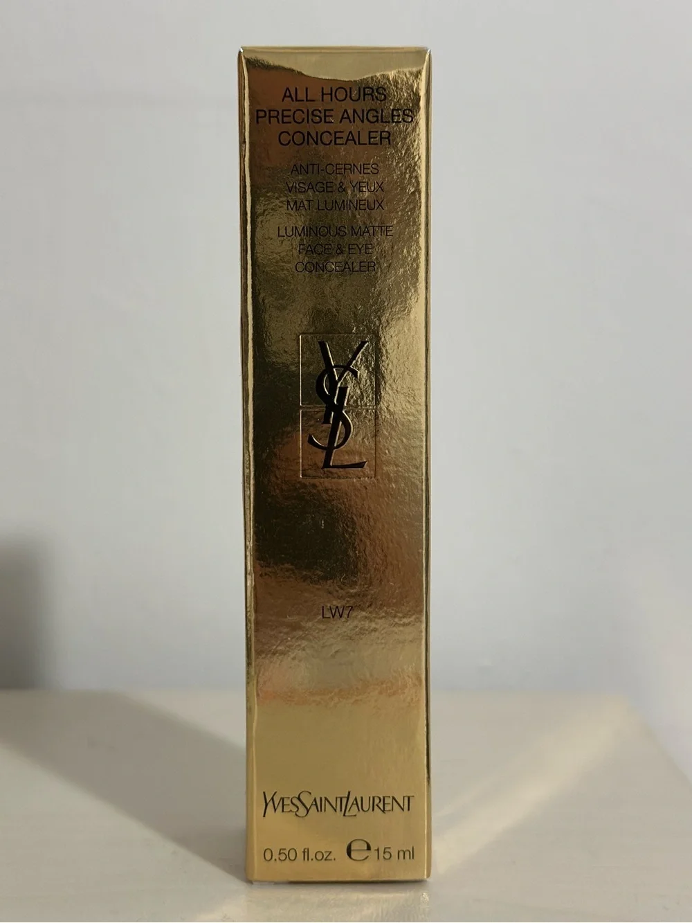 YSL All Hours Precise Angles Full-Coverage Concealer — LW2